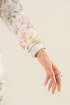2 Pc Embroidered Raw Silk Suit