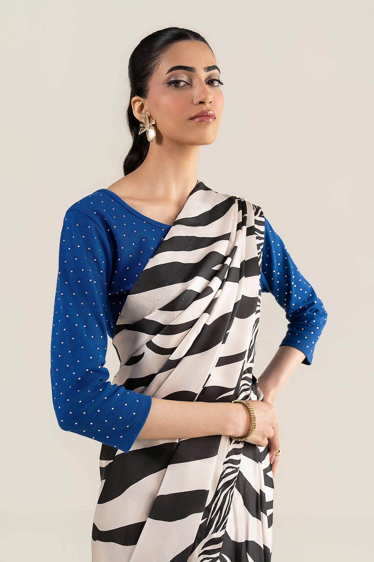 Embellished Silk Saree