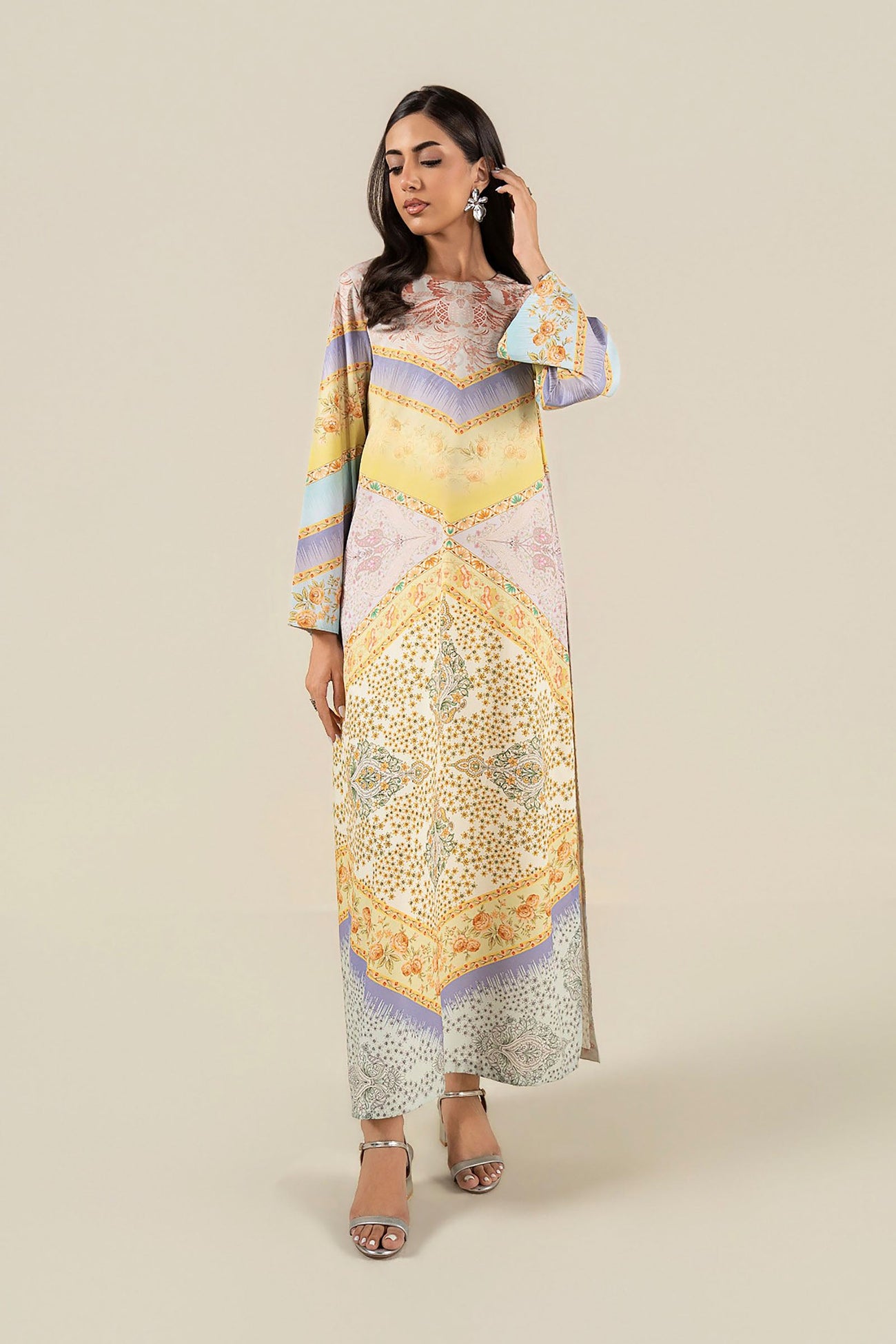 Embroidered Raw Silk Shirt