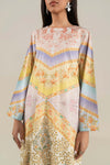 Embroidered Raw Silk Shirt