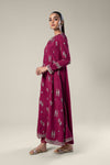 2 Pc Embroidered Raw Silk Suit