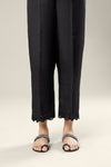 Dyed Raw Silk Trouser