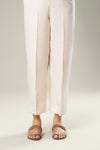 Dyed Raw Silk Trouser