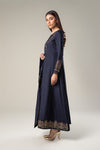 2 Pc Embroidered Raw Silk Suit
