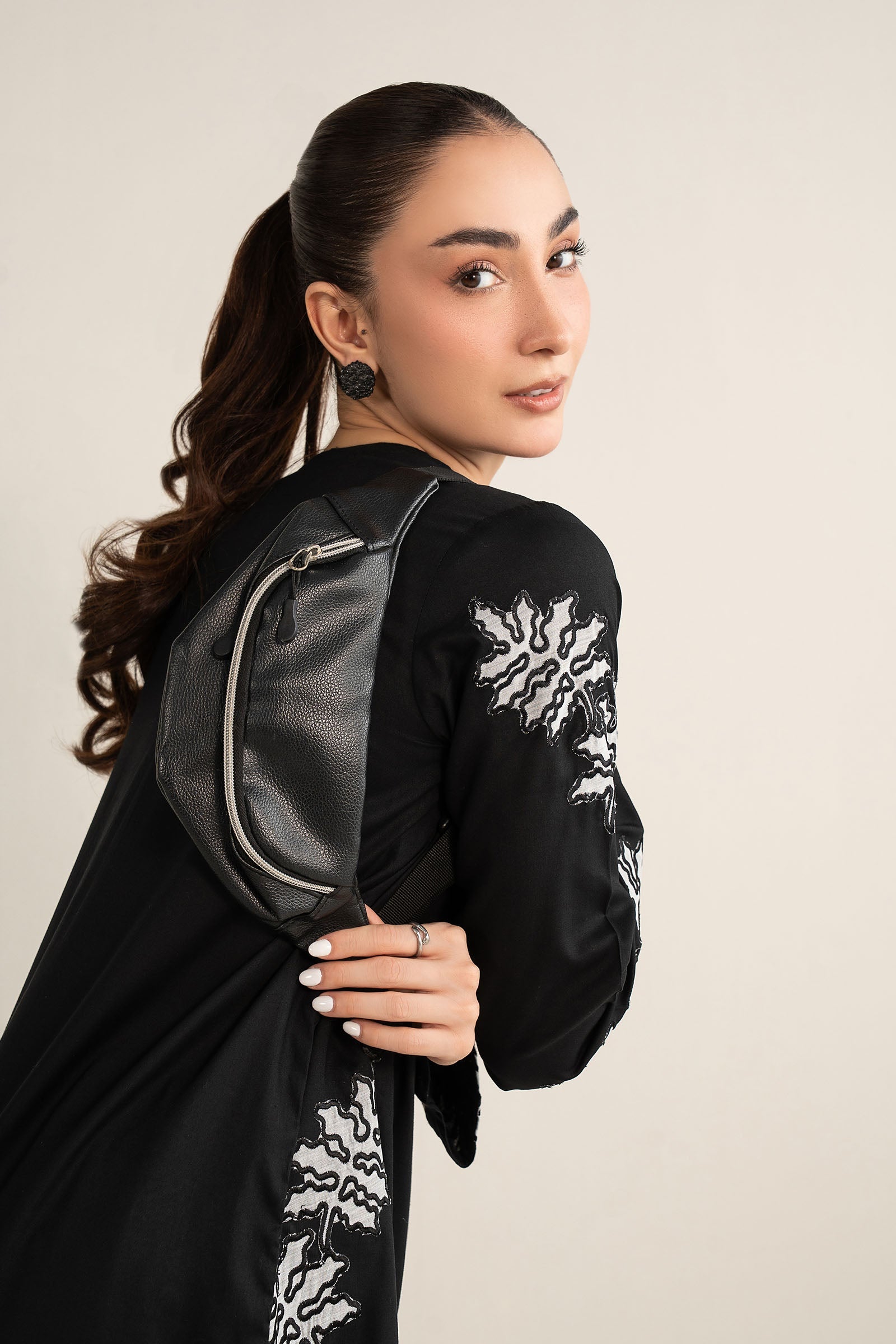 Embroidered Arabic Lawn Shirt