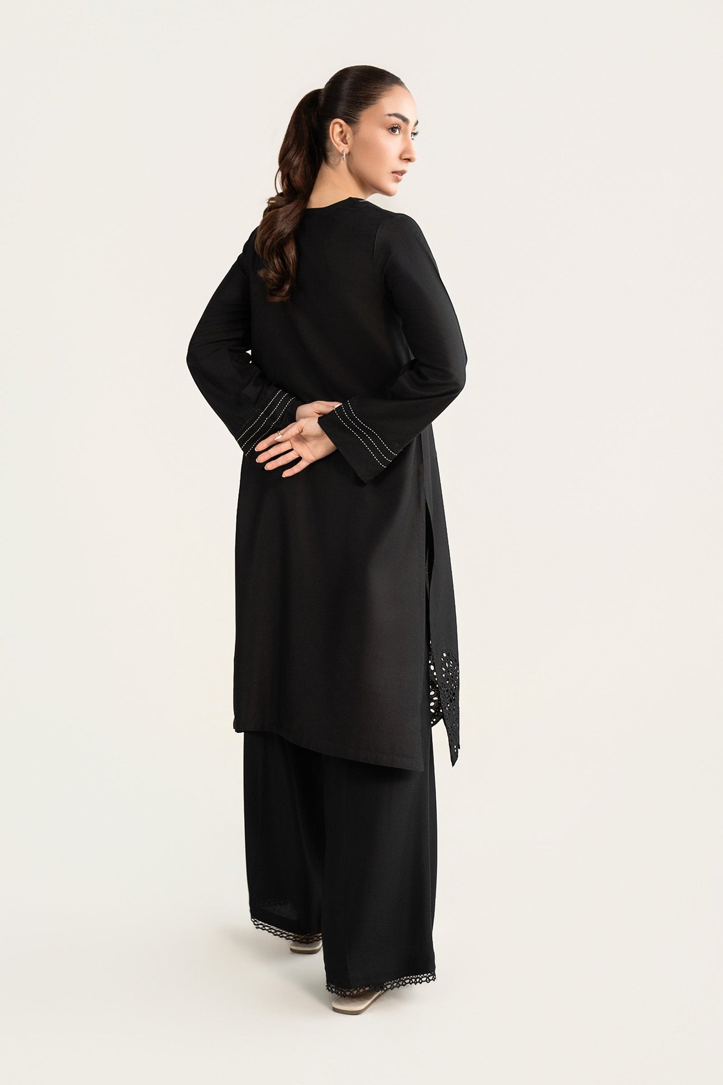Embroidered Arabic Lawn Shirt