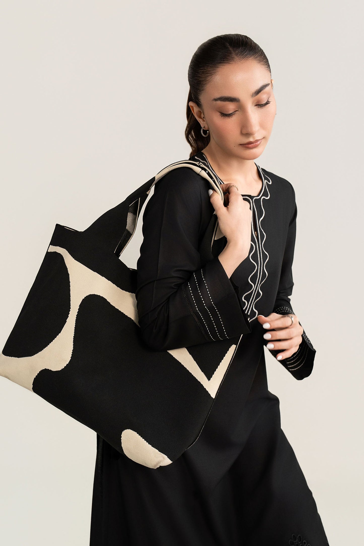 Embroidered Arabic Lawn Shirt