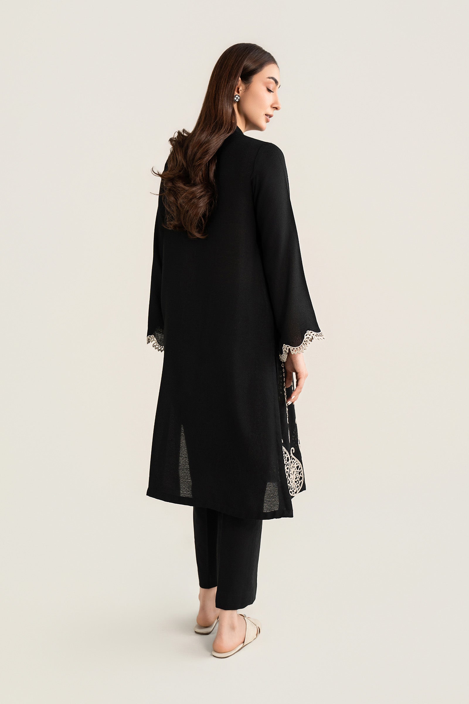 Embroidered Karandi Shirt