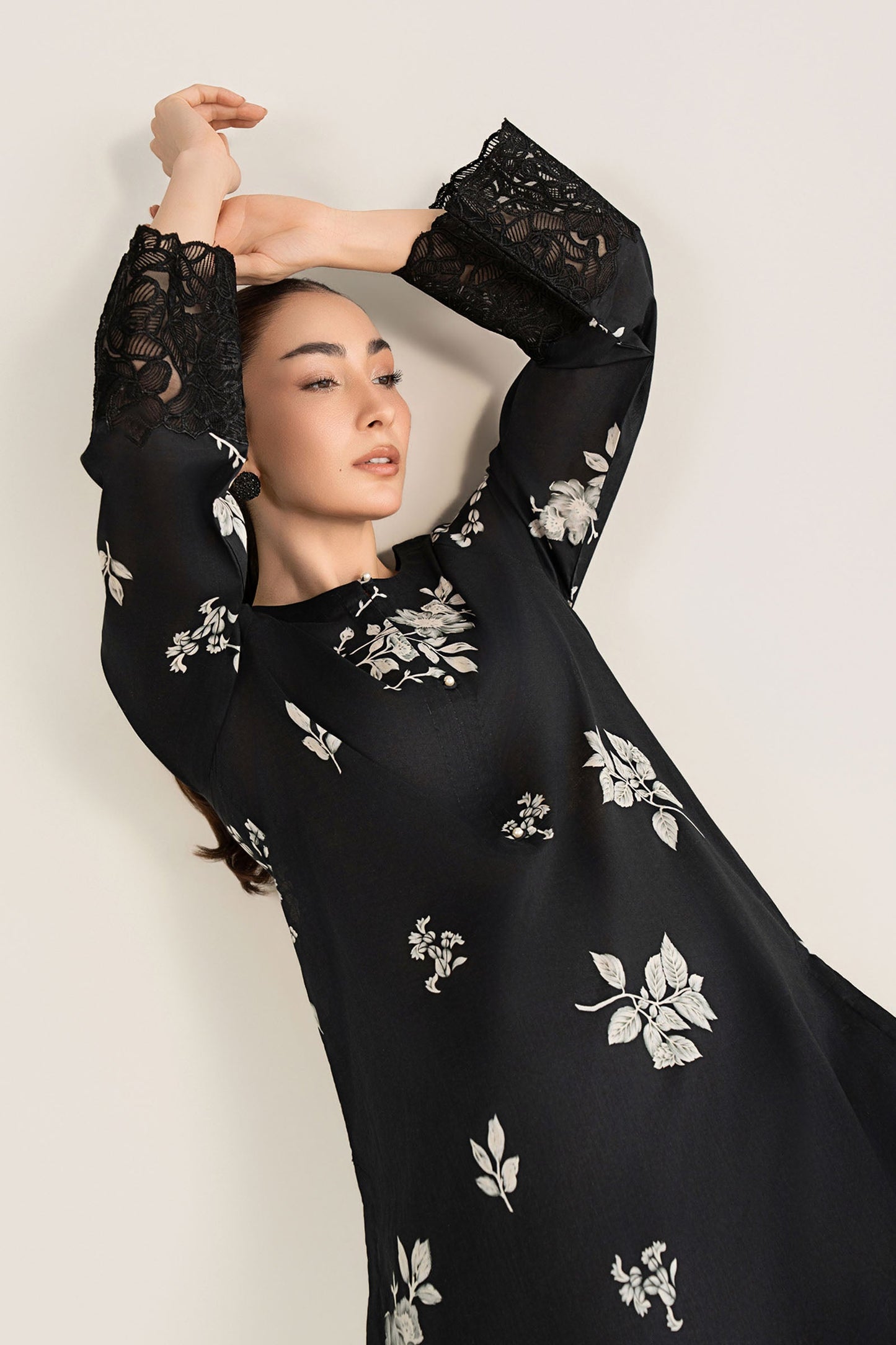 2 Pc Printed Cambric Suit