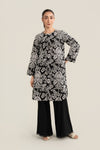 Embroidered Crosshatch Lawn Shirt