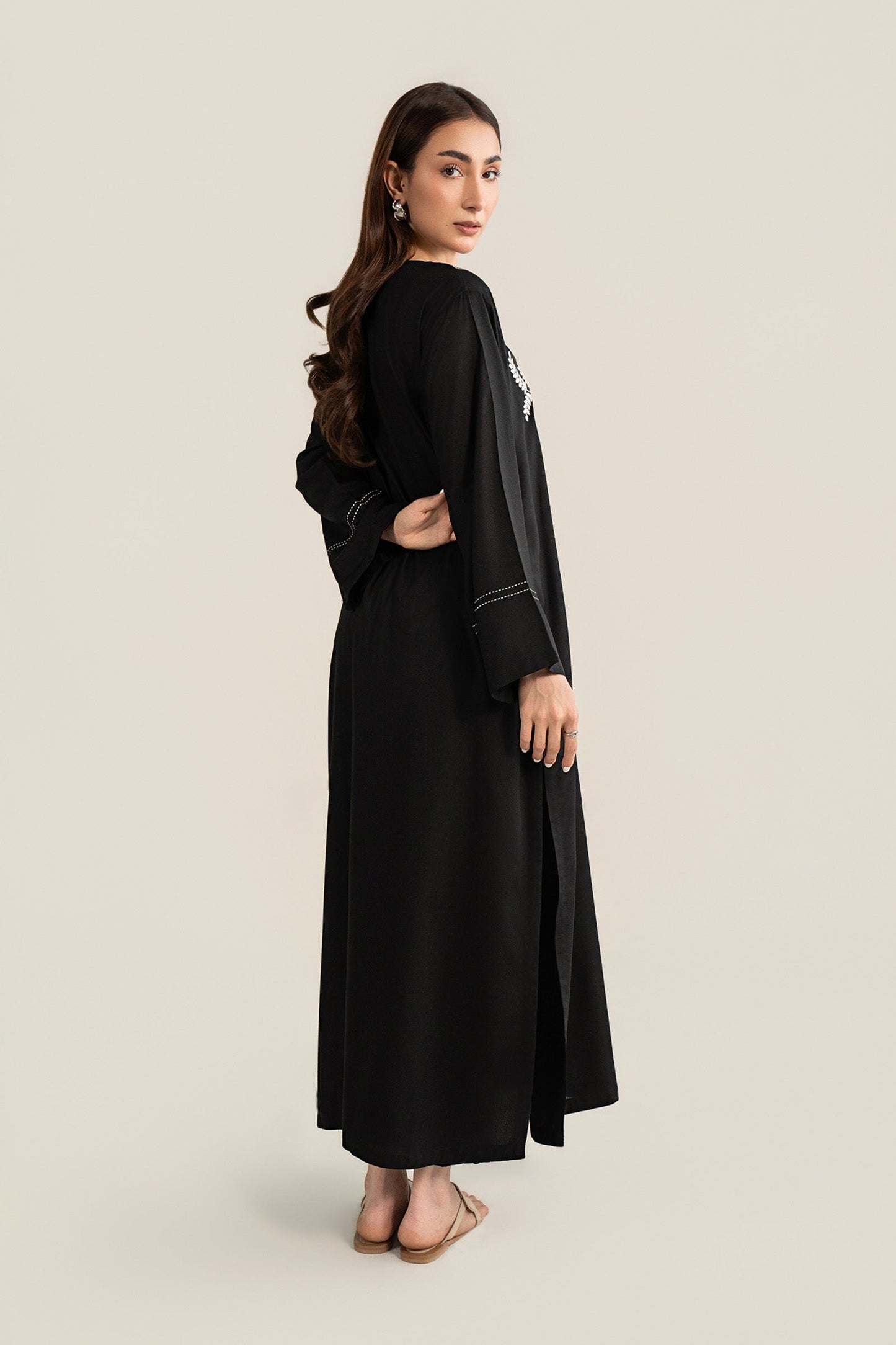 Embroidered Arabic Lawn Shirt
