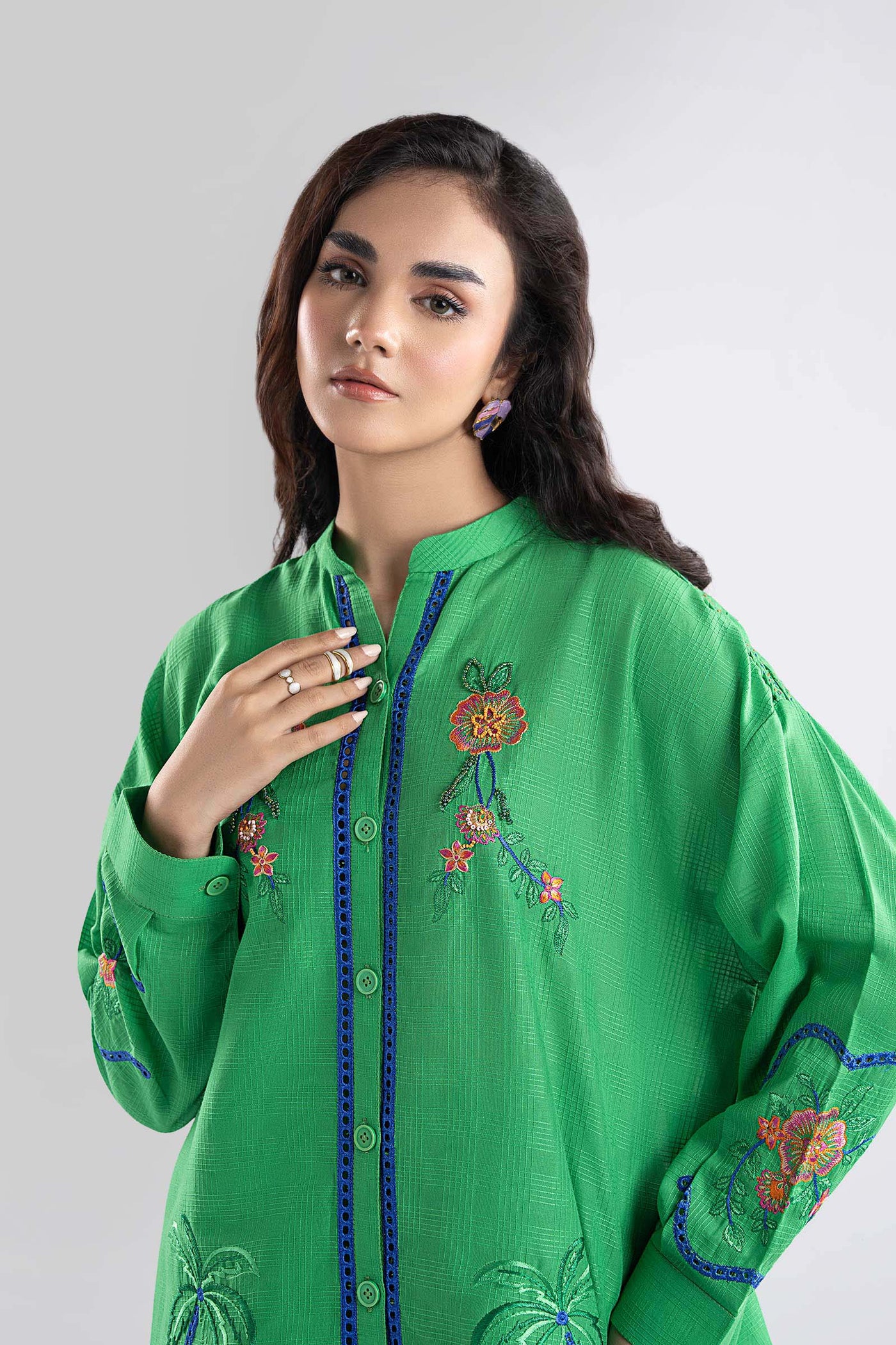 2 Pc Embroidered Ripstop Suit