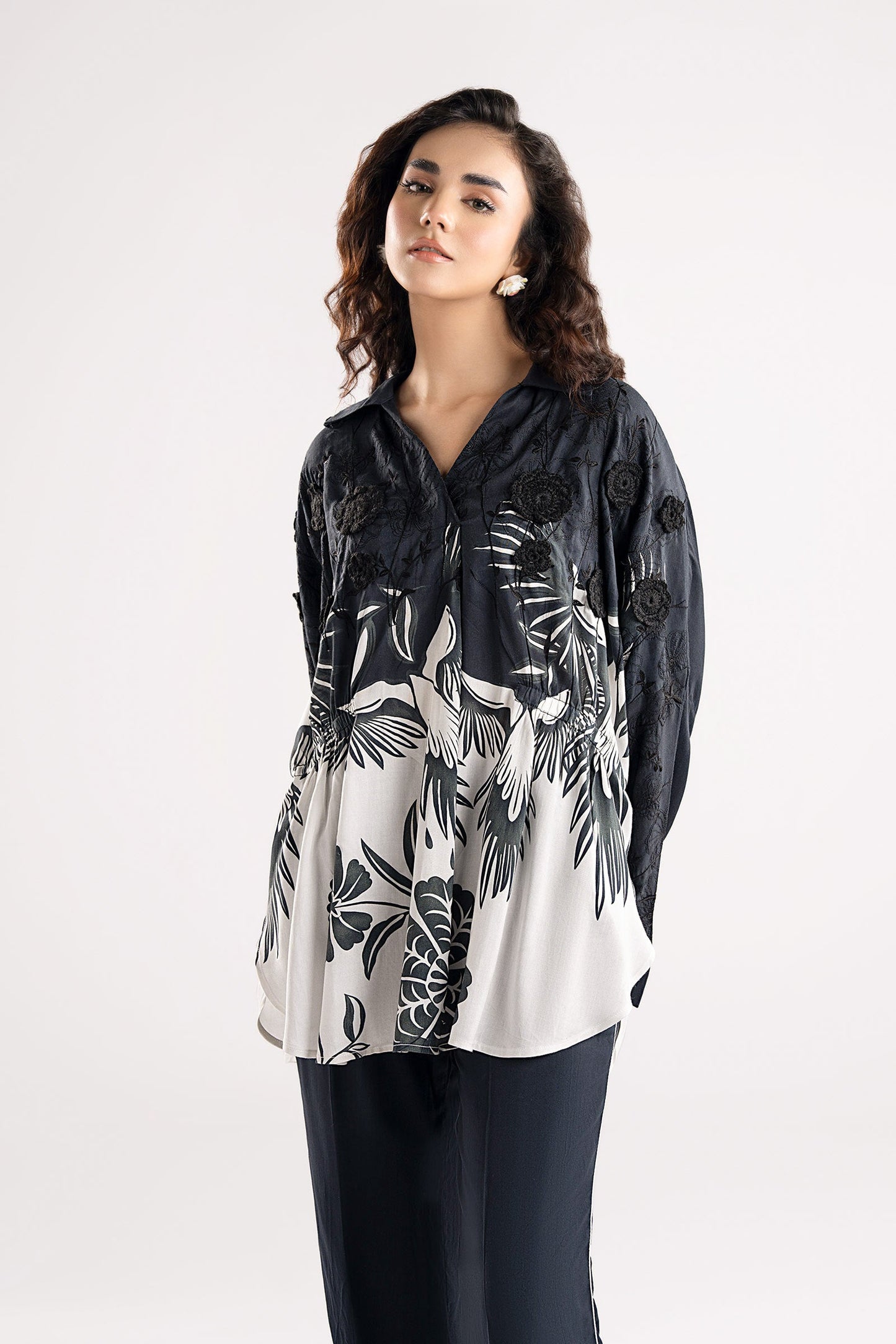 2 Pc Printed Arabic Lawn Suit