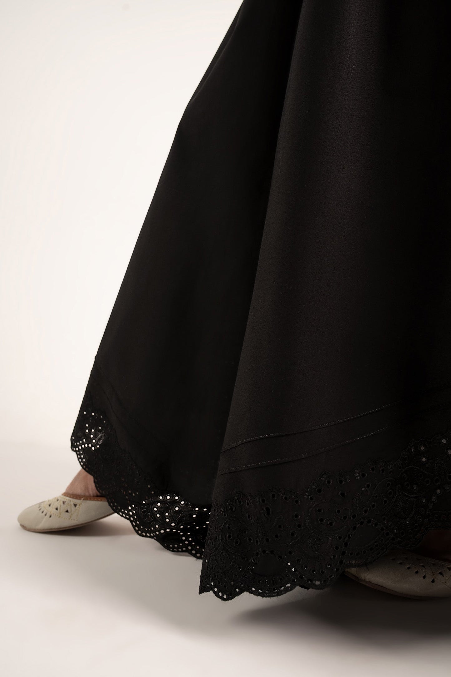 Embroidered Cambric Trouser