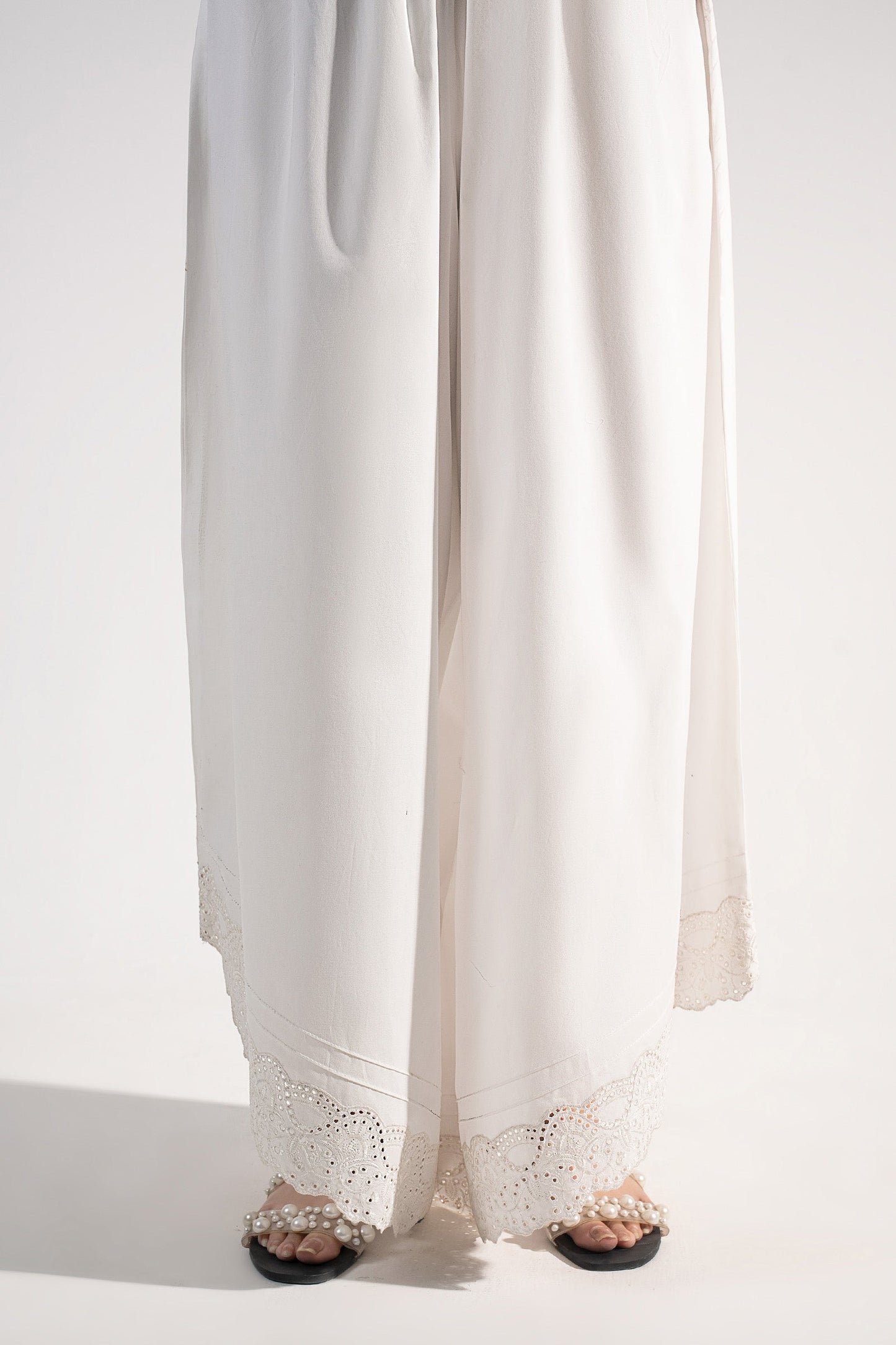Embroidered Cambric Trouser