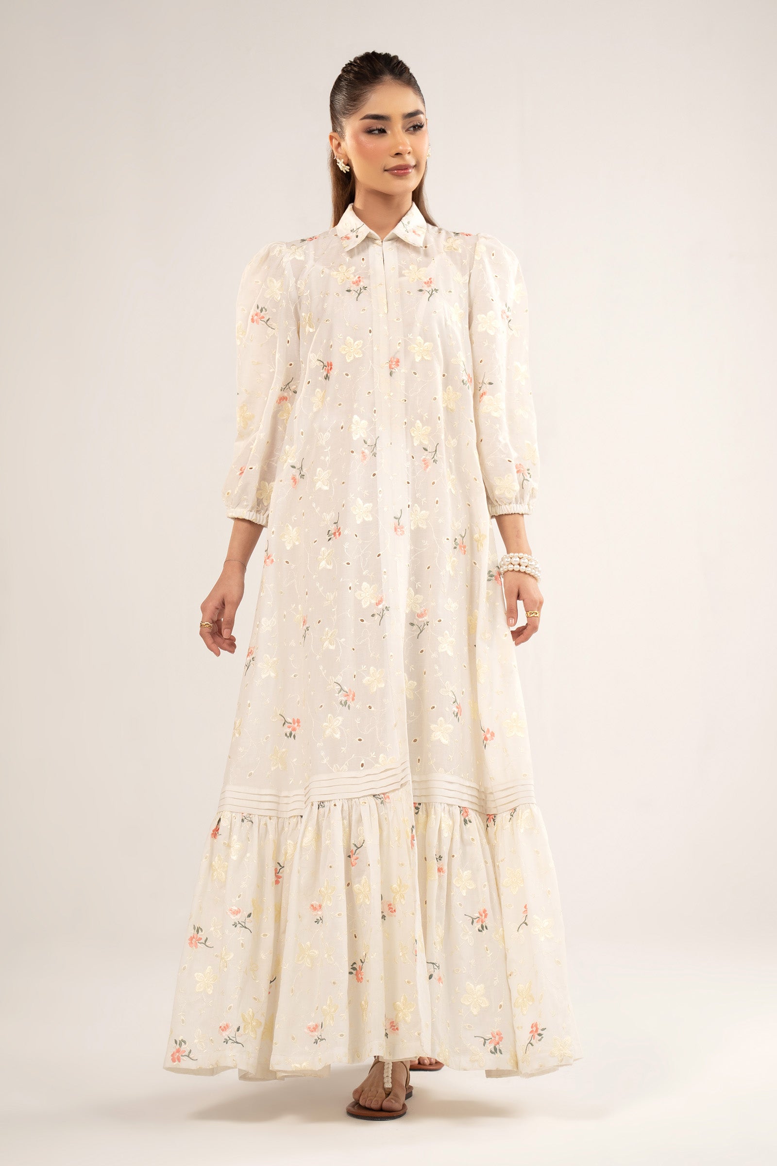 Embroidered Lawn Dress