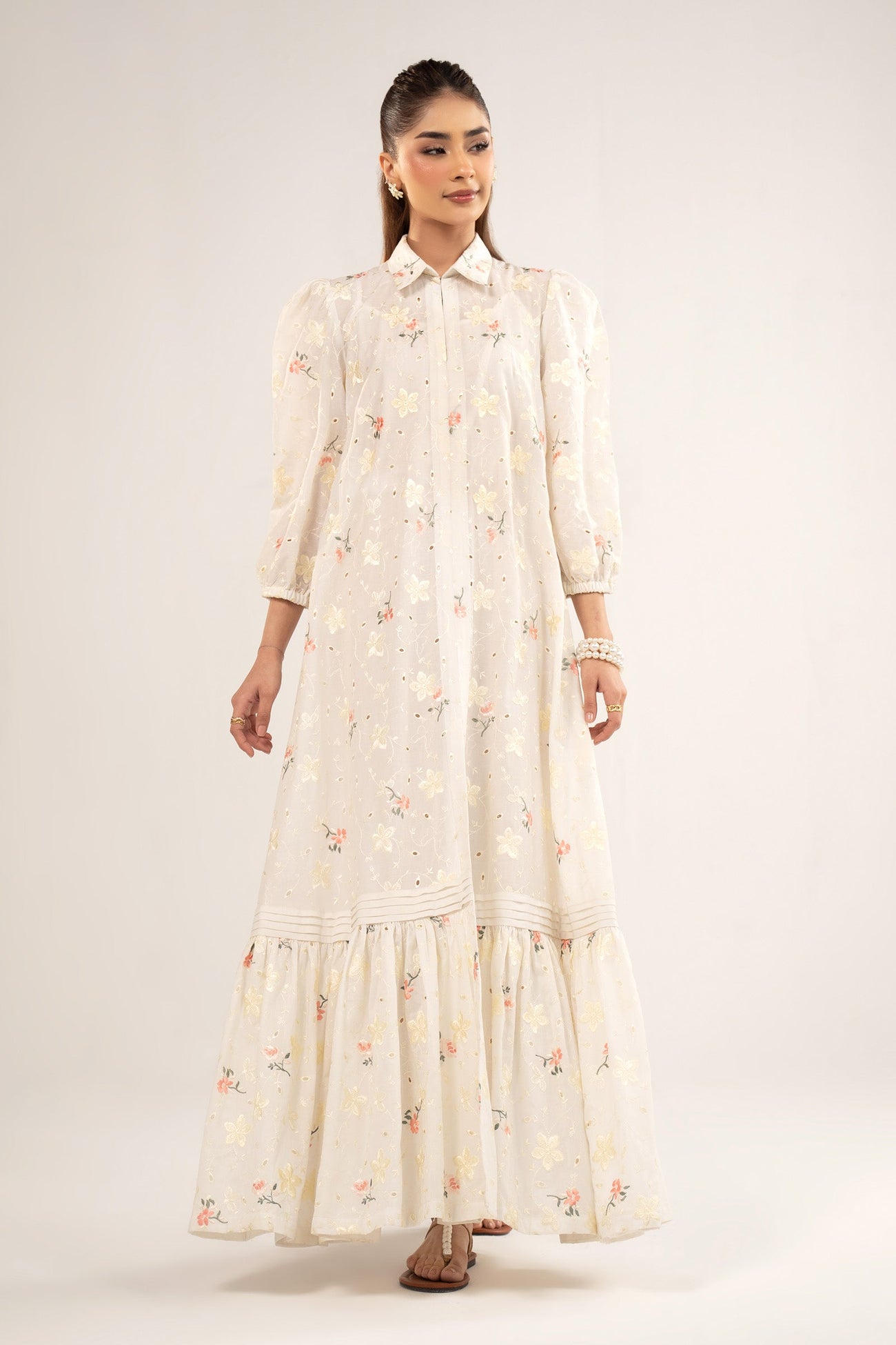Embroidered Lawn Dress
