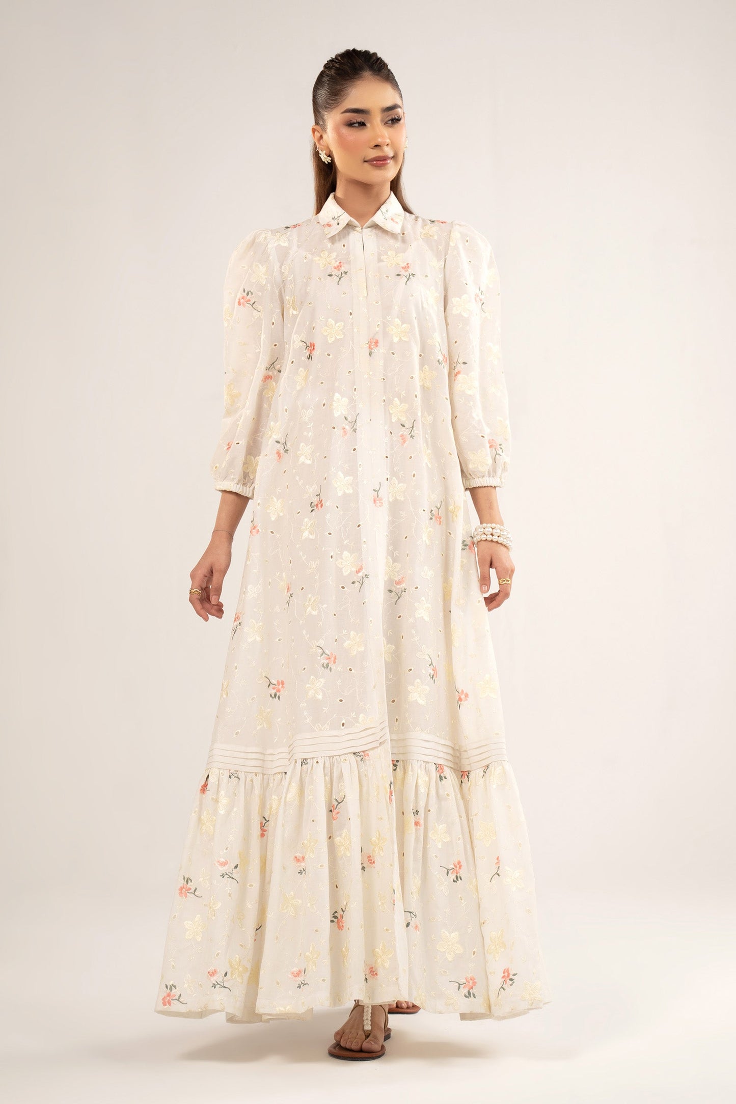 Embroidered Lawn Dress