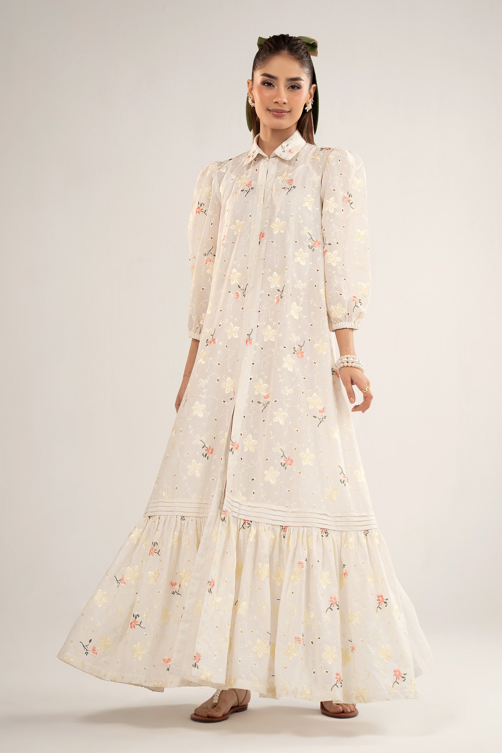 Embroidered Lawn Dress