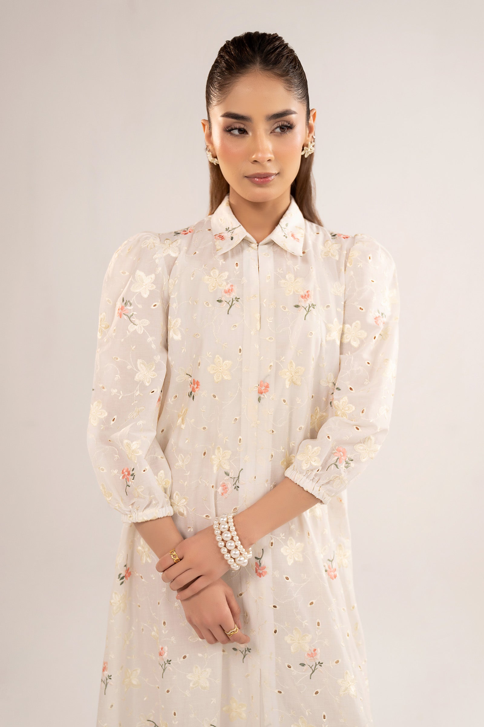 Embroidered Lawn Dress