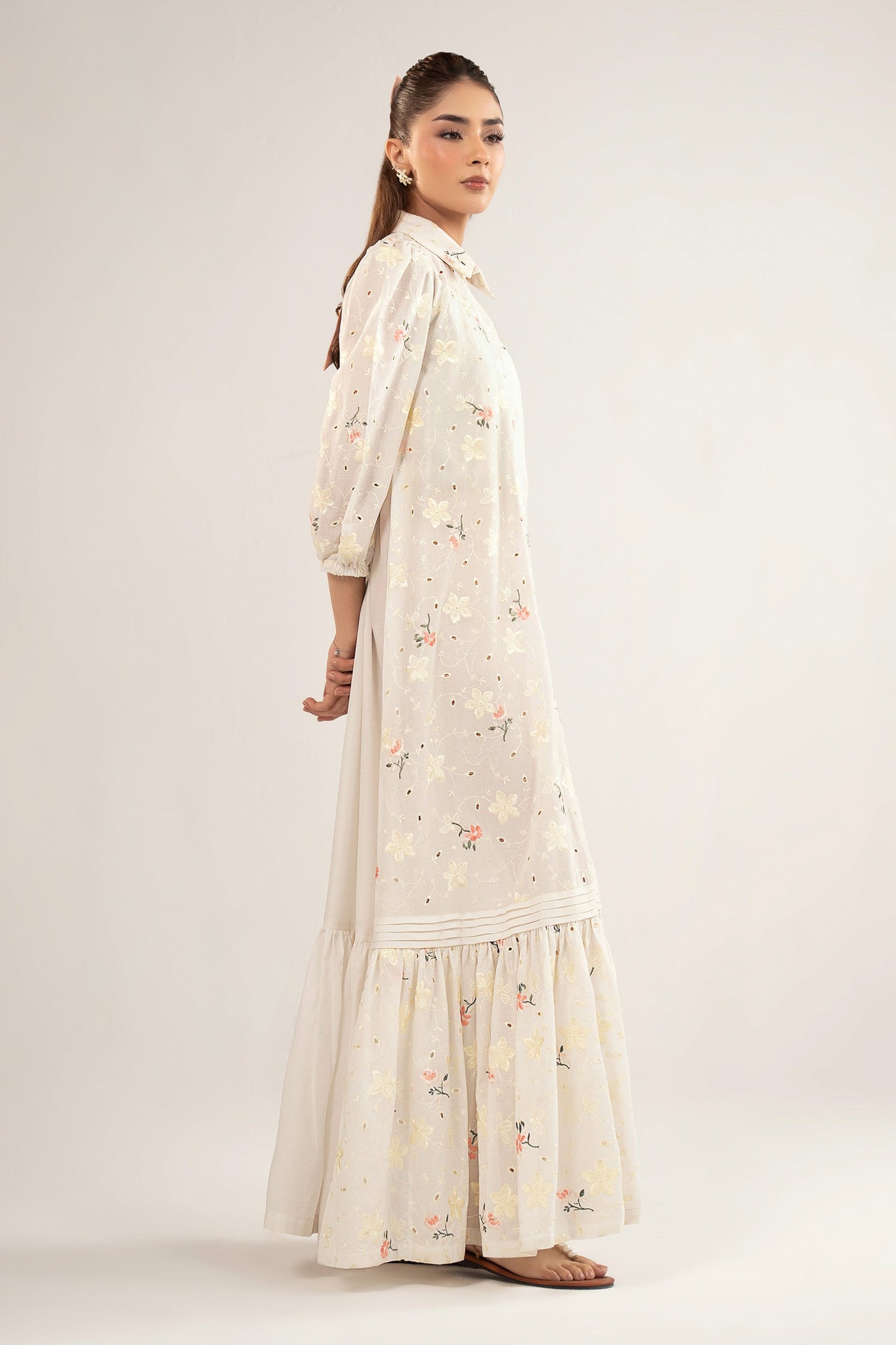 Embroidered Lawn Dress