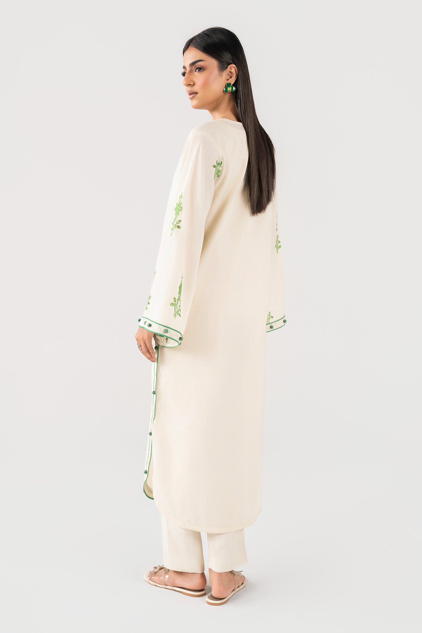 Embroidered Crosshatch Shirt