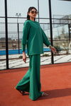 2 Pc Dyed Crosshatch Linen Suit