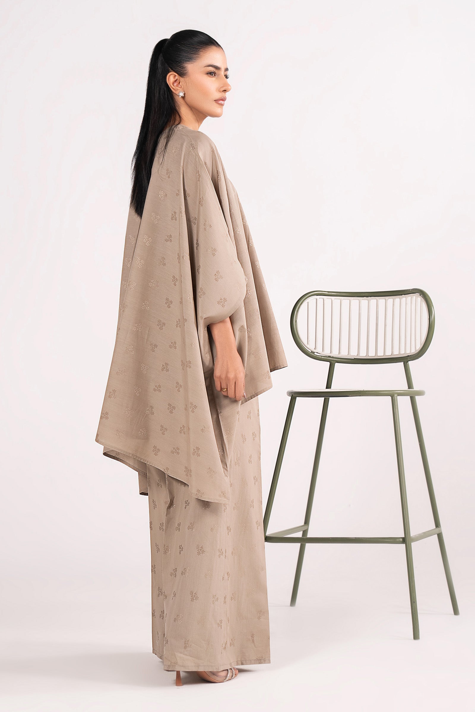 2 Pc Dyed Dobby Viscose Suit