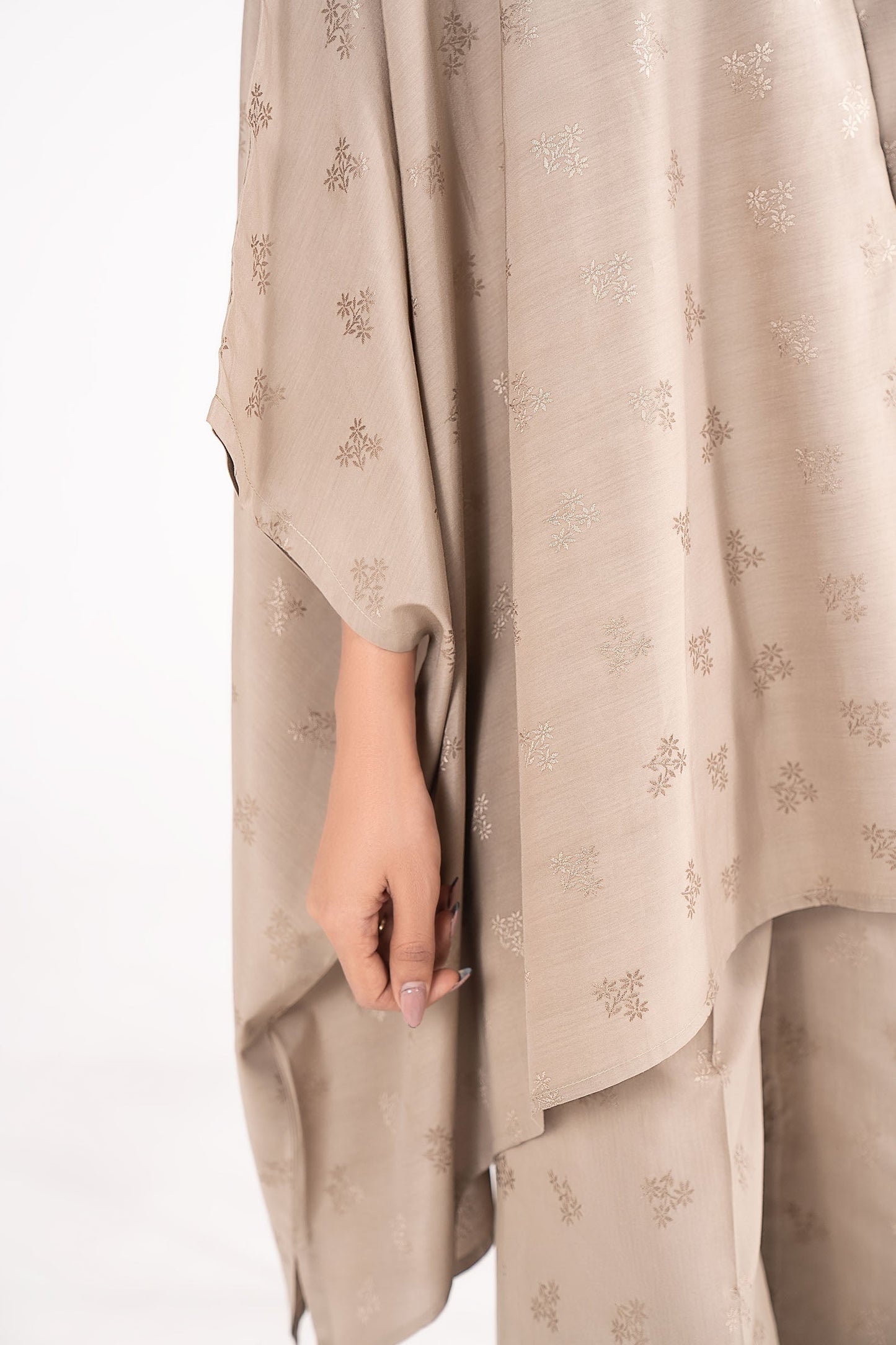 2 Pc Dyed Dobby Viscose Suit