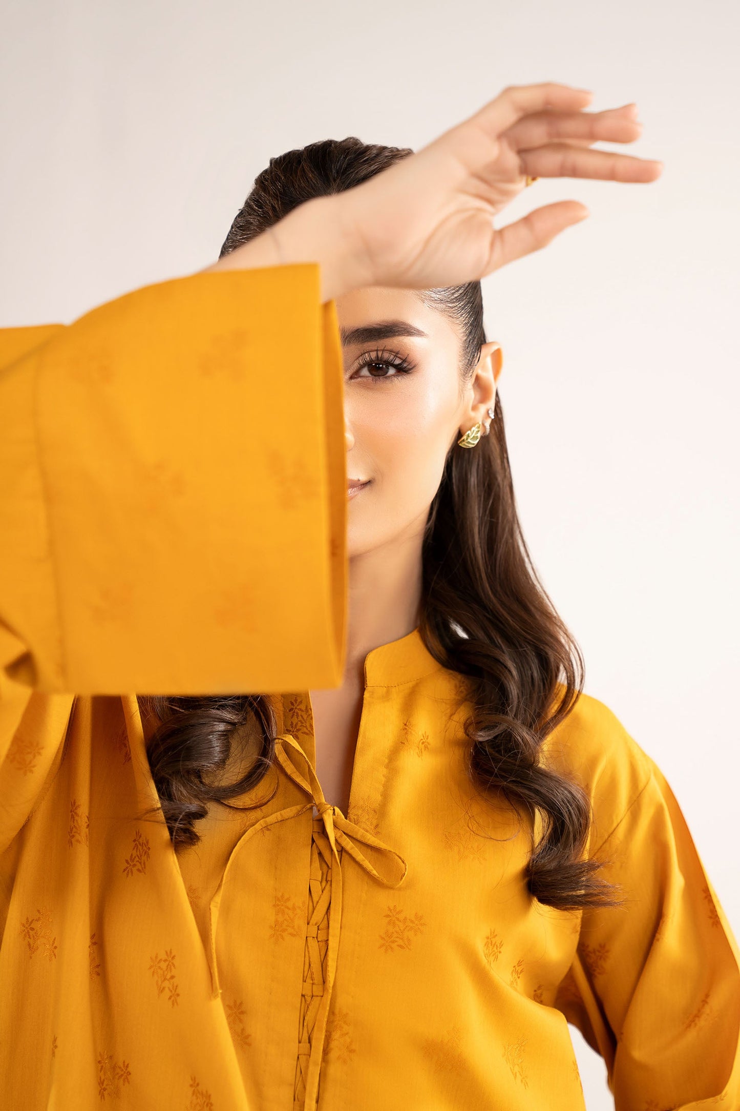 2 Pc Dyed Dobby Viscose Suit