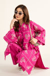 3 Pc Embroidered Karandi Suit