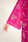 3 Pc Embroidered Karandi Suit