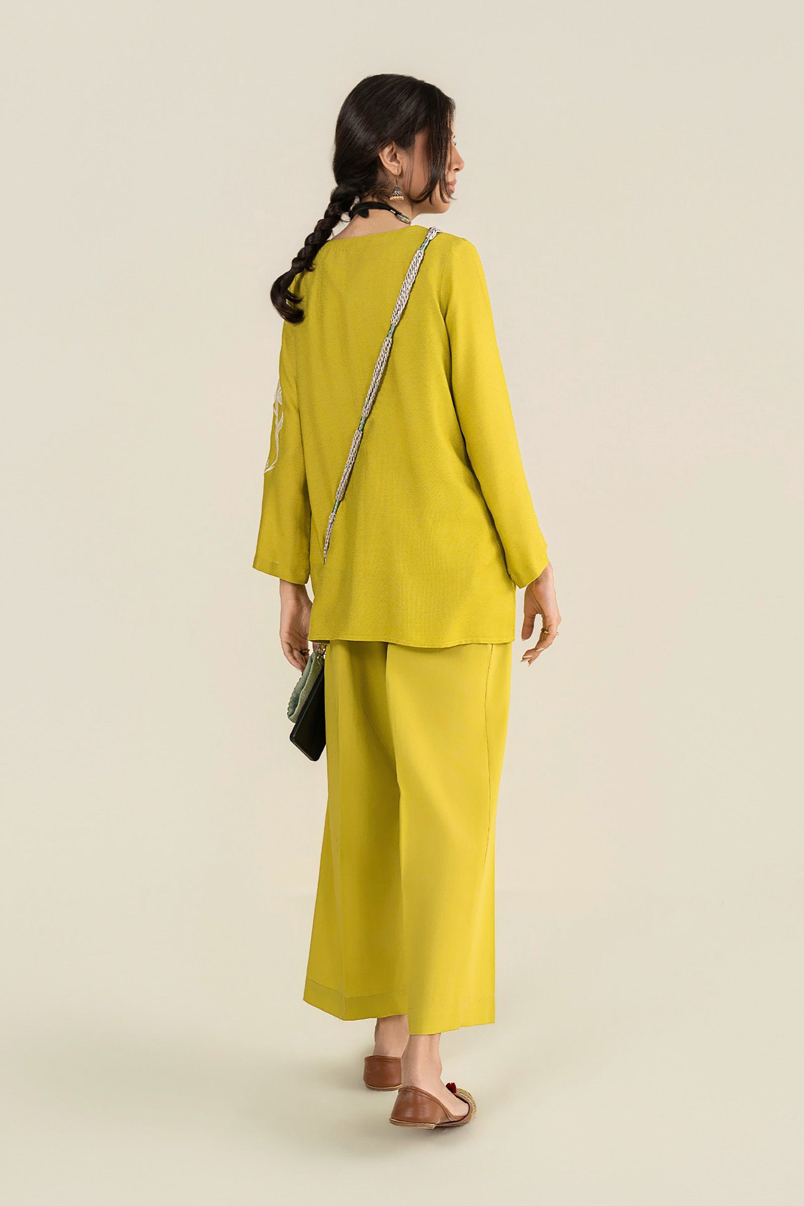 2 Pc Embroidered Karandi Suit