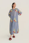 2 Pc Block Printed Paper Lawn Suit