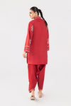 2 Pc Block Printed Paper Lawn Suit