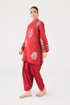 2 Pc Block Printed Paper Lawn Suit