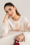 2 Pc Block Printed Arabic Lawn Suit