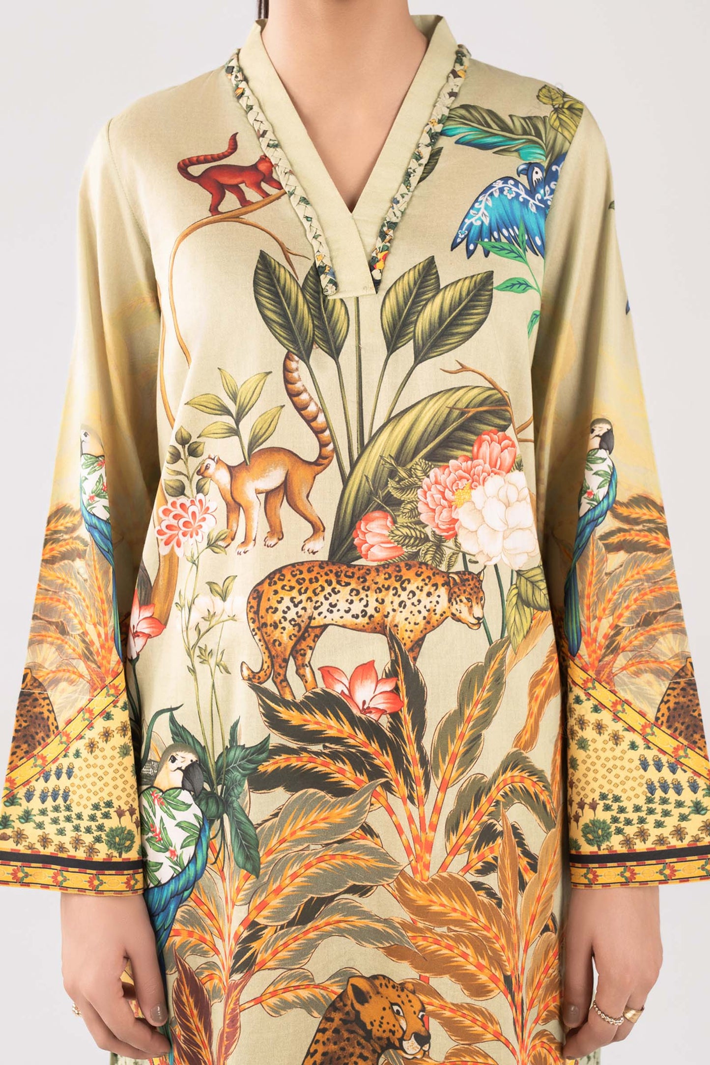 2 Pc Printed Lawn Suit