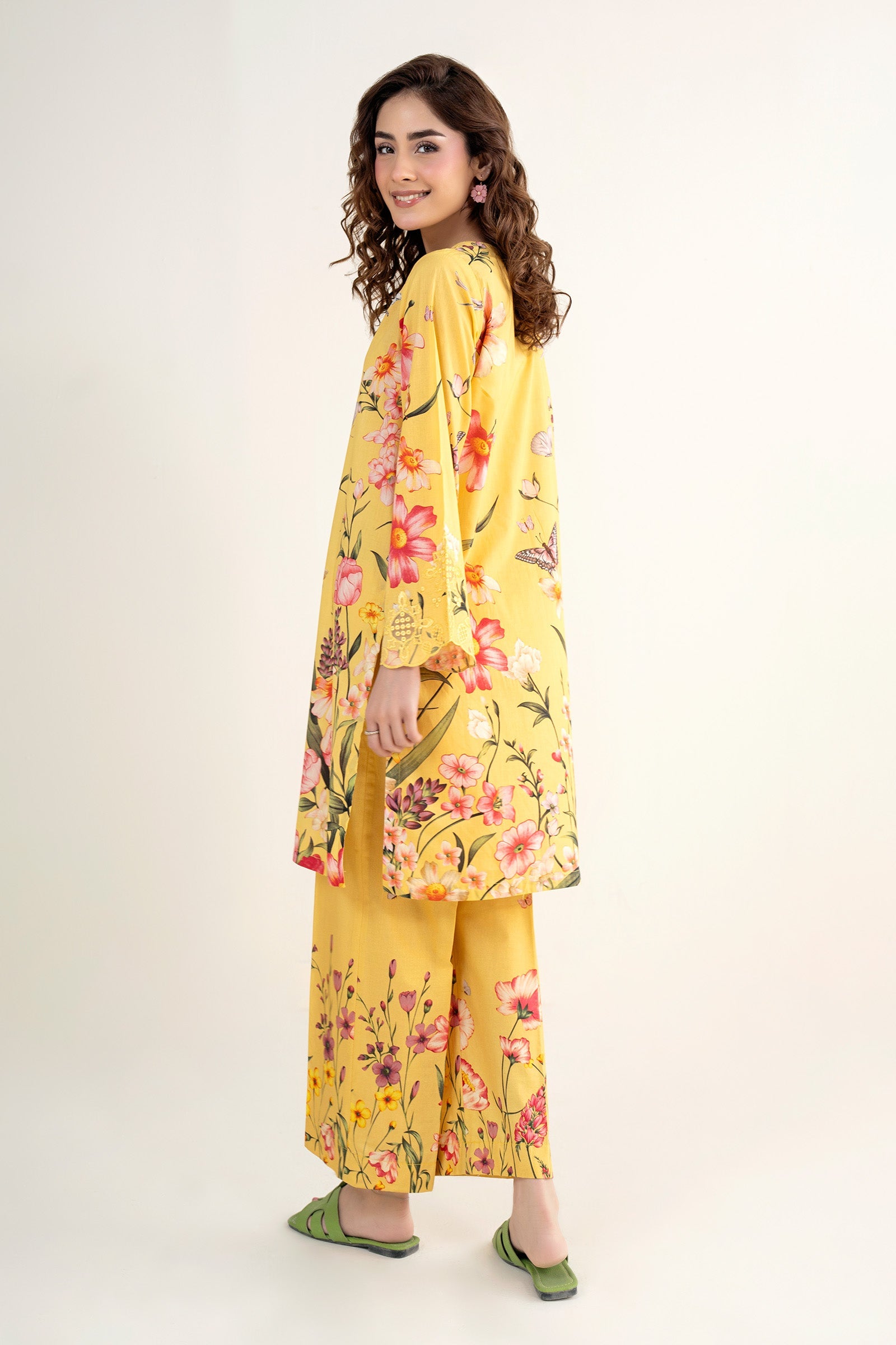 2 Pc Embroidered Lawn Suit