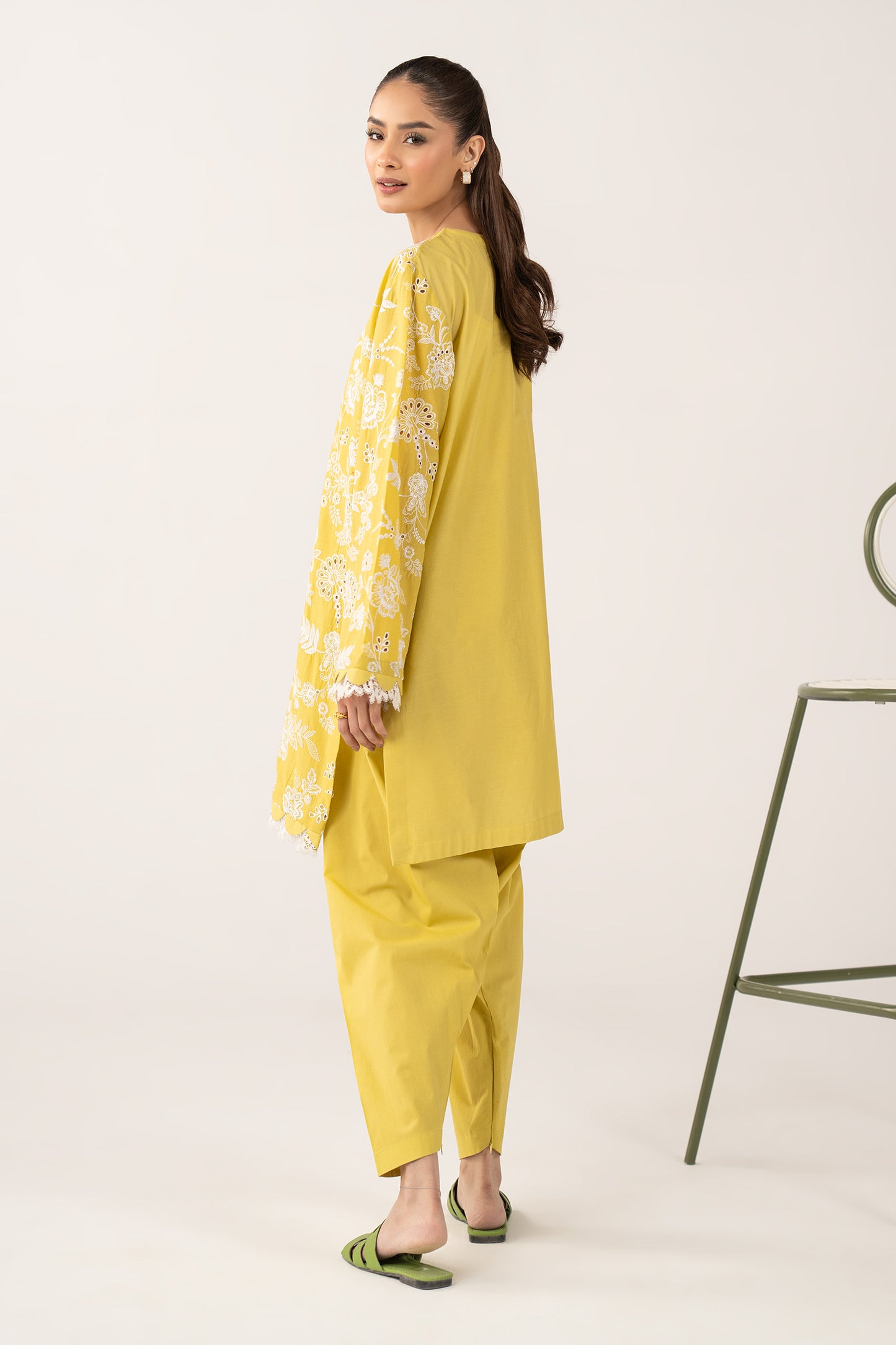2 Pc Embroidered Lawn Suit
