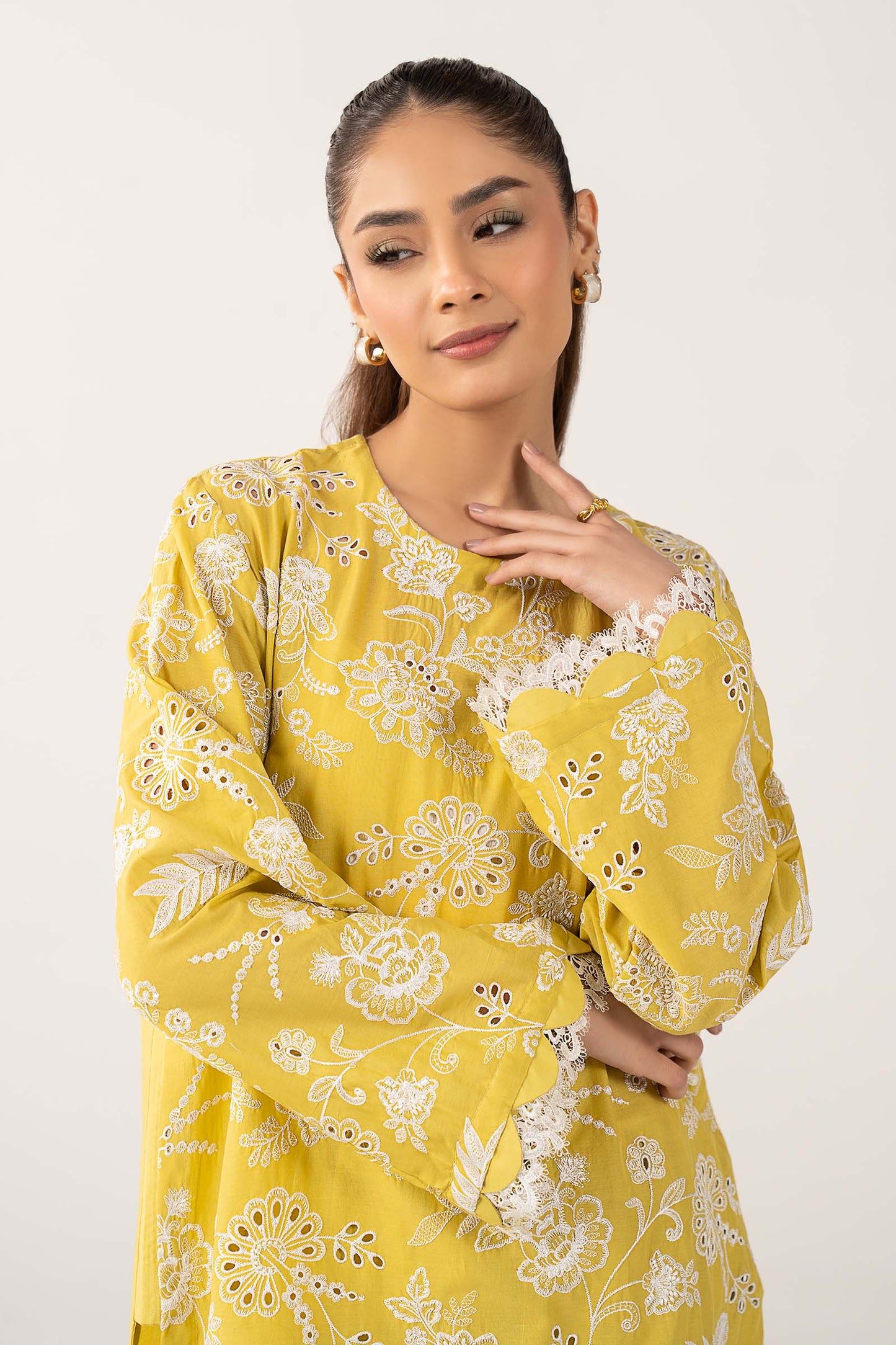 2 Pc Embroidered Lawn Suit