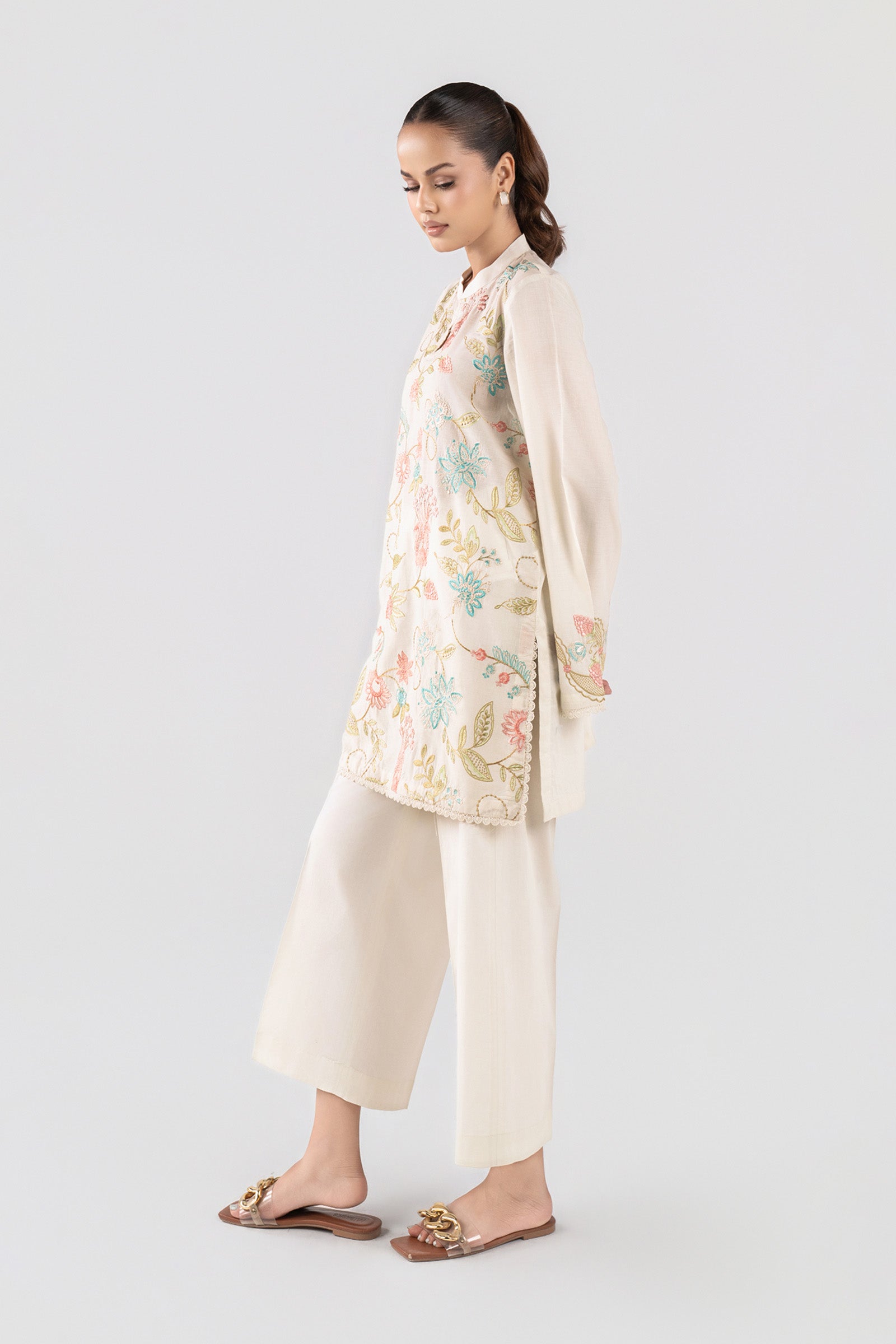 2 Pc Embroidered Lawn Suit
