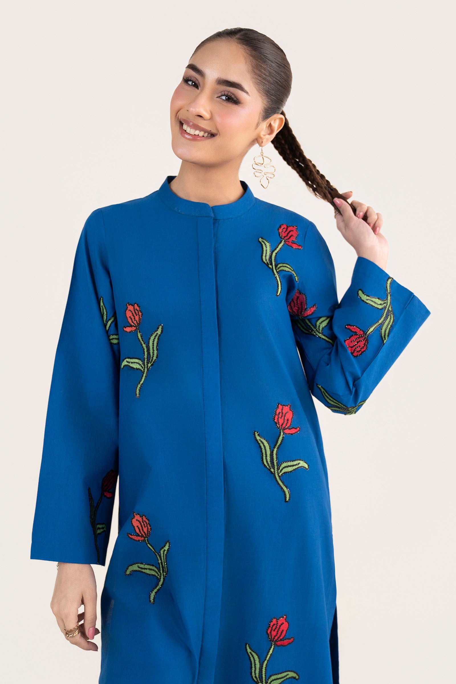 2 Pc Embroidered Lawn Suit