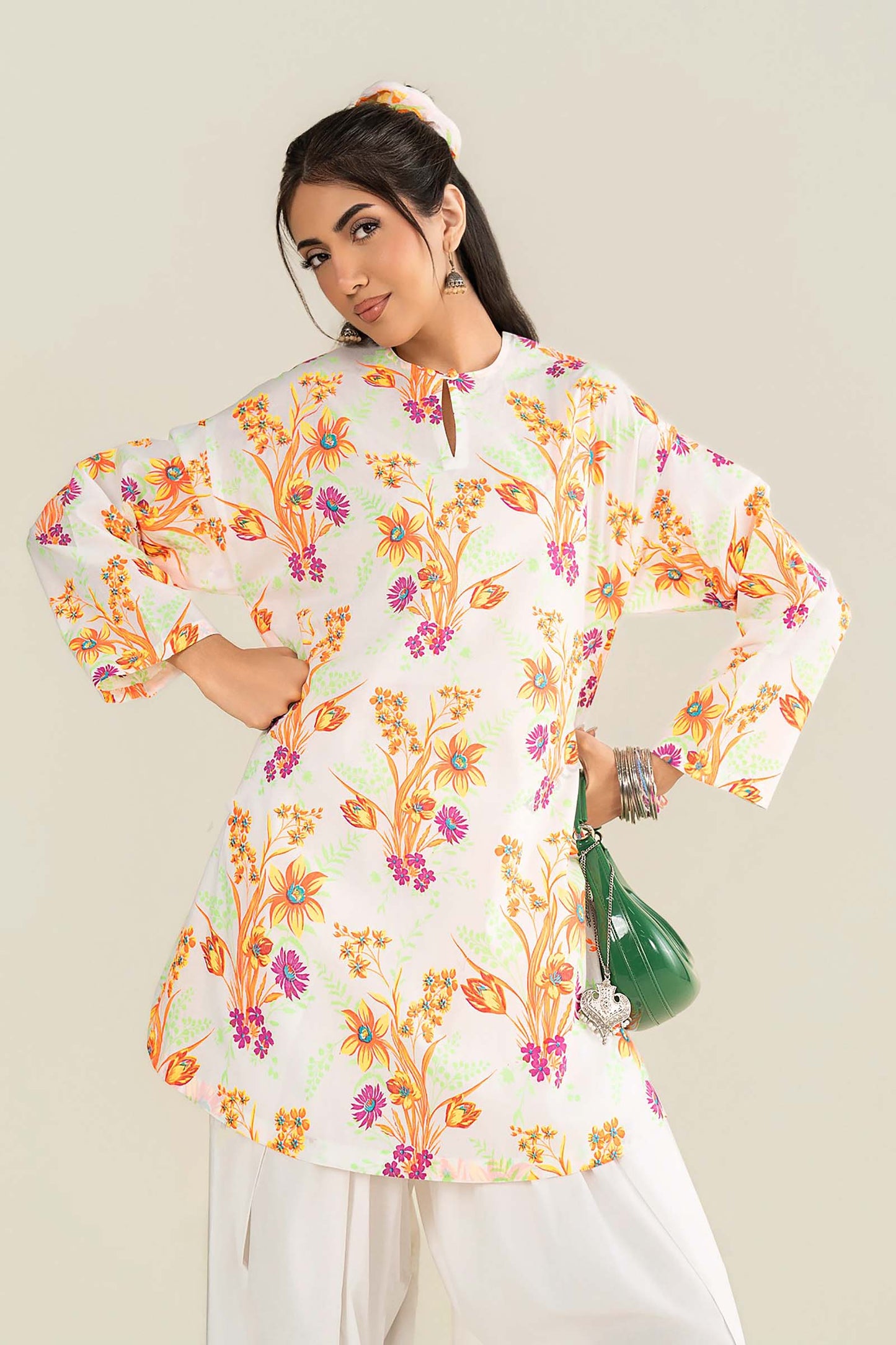 2 Pc Embroidered Lawn Suit