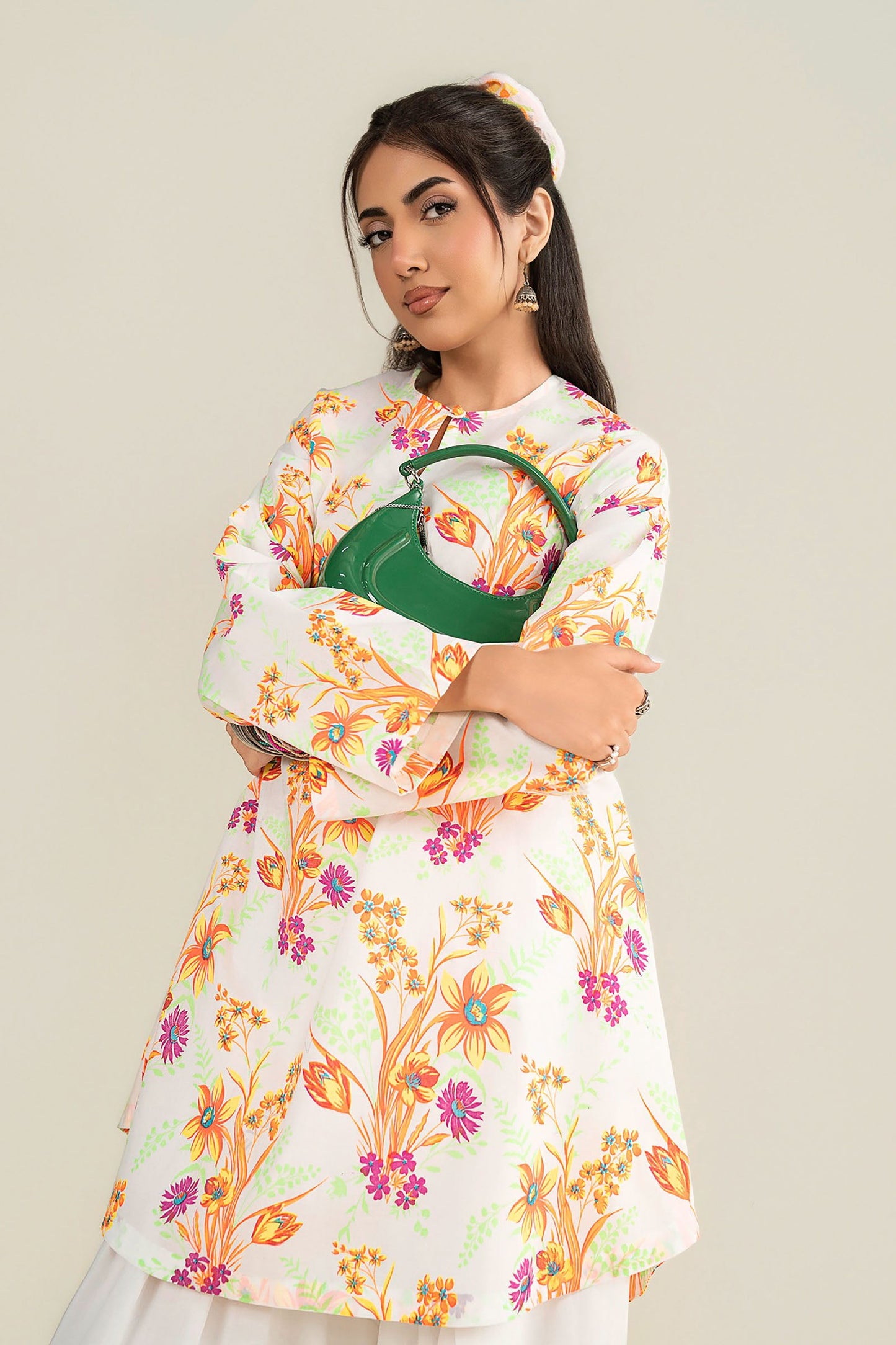 2 Pc Embroidered Lawn Suit