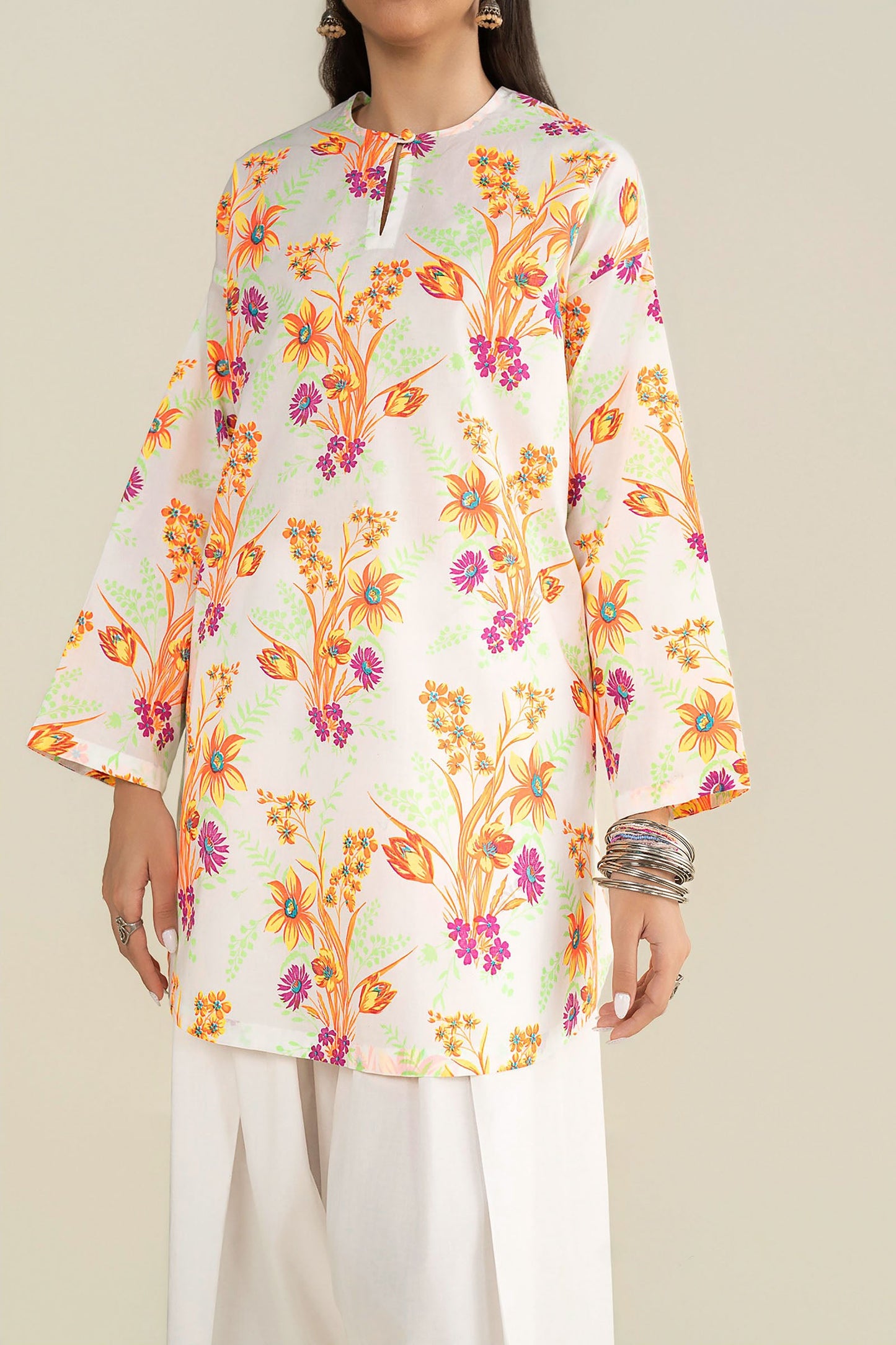 2 Pc Embroidered Lawn Suit