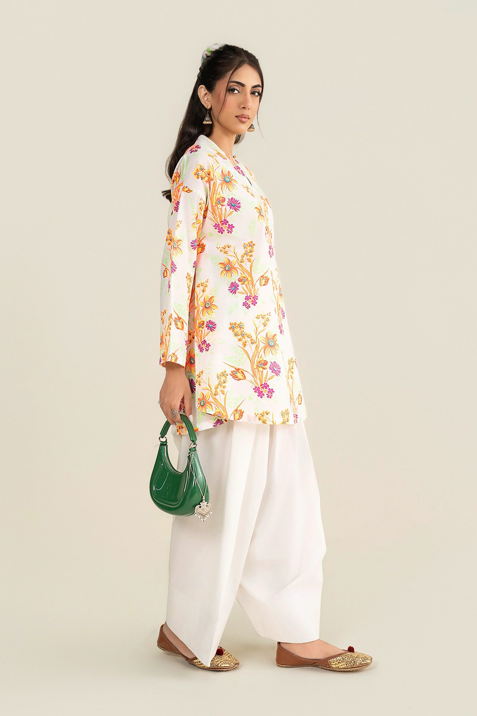 2 Pc Embroidered Lawn Suit