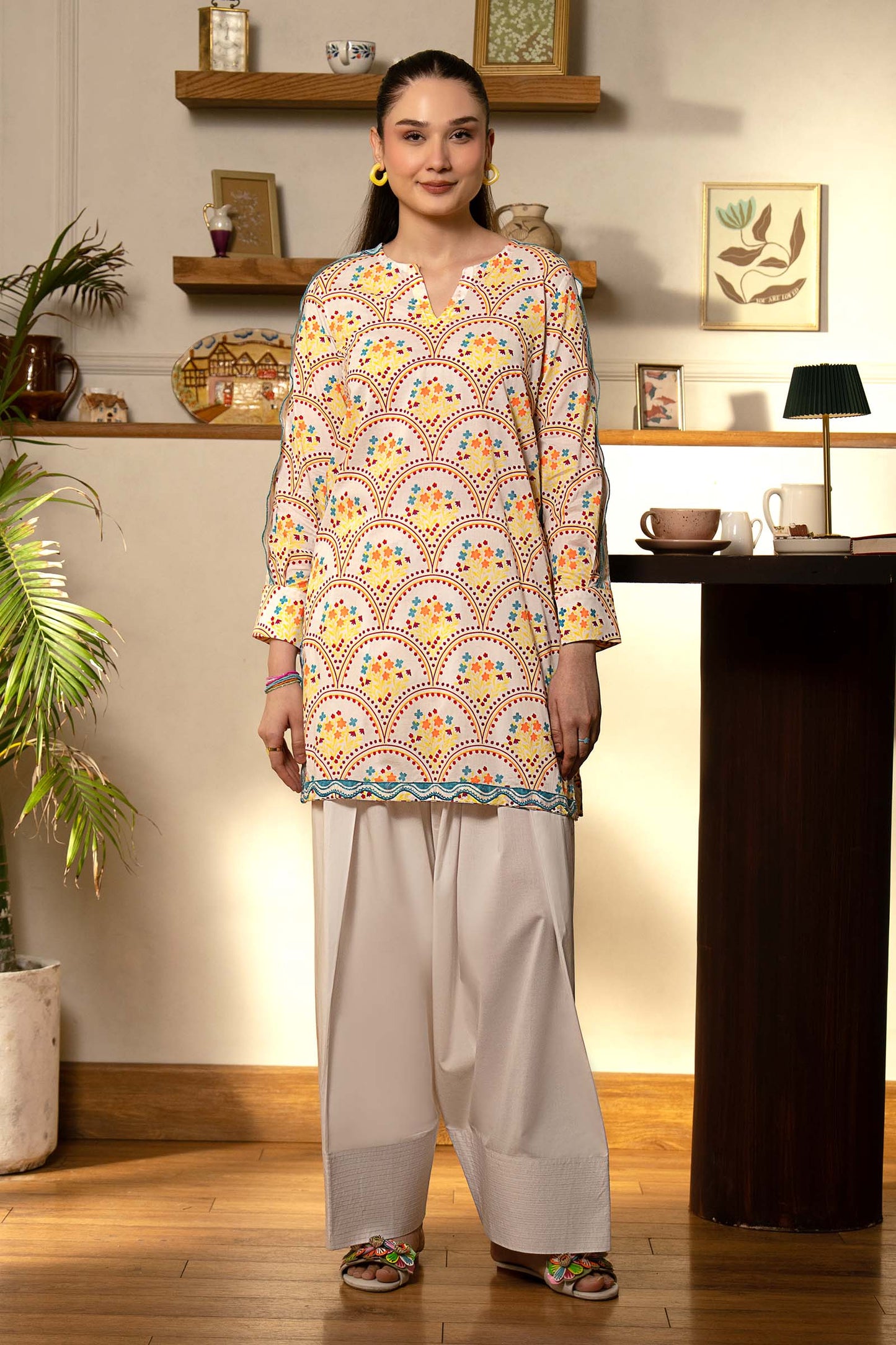Embroidered Lawn Shirt