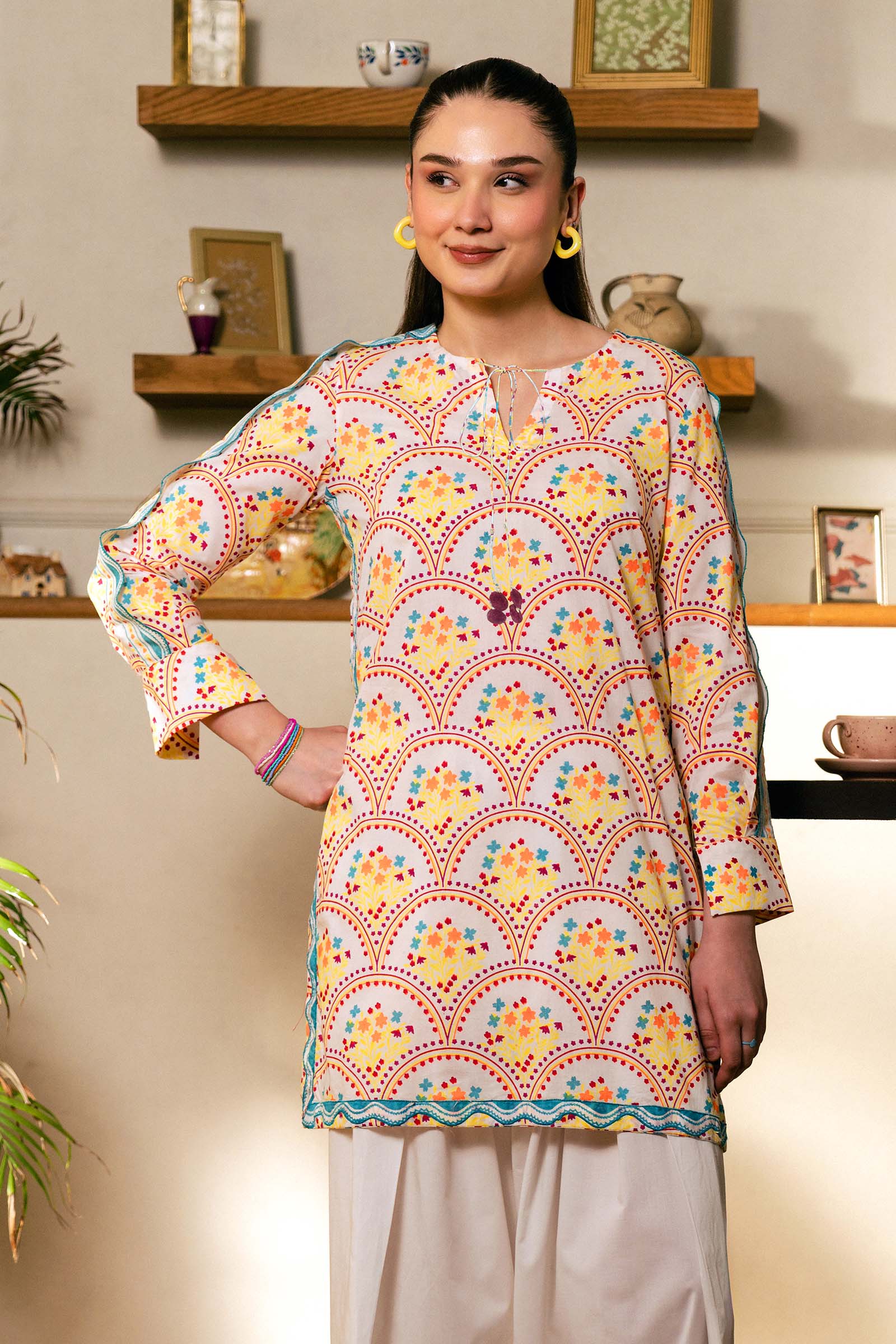 Embroidered Lawn Shirt