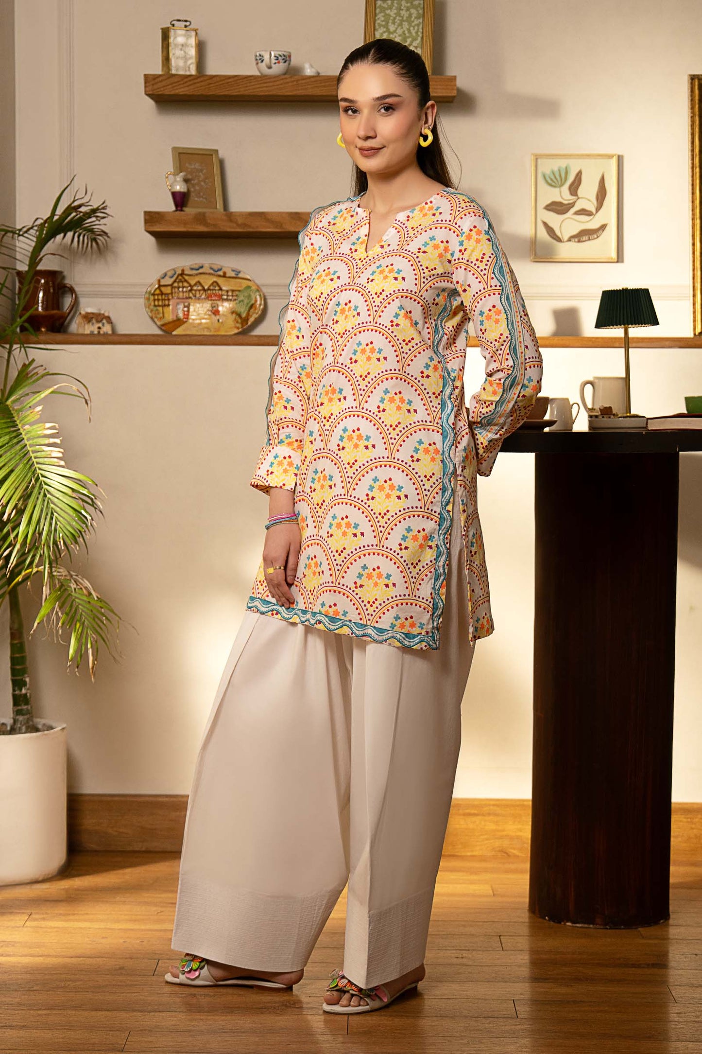 Embroidered Lawn Shirt